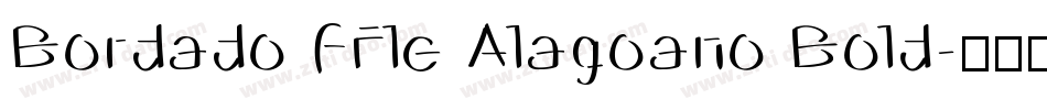 Bordado File Alagoano Bold字体转换